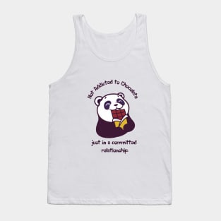 Not Addicted to Chocolate, Chocolate Lover, Funny Design Tank Top